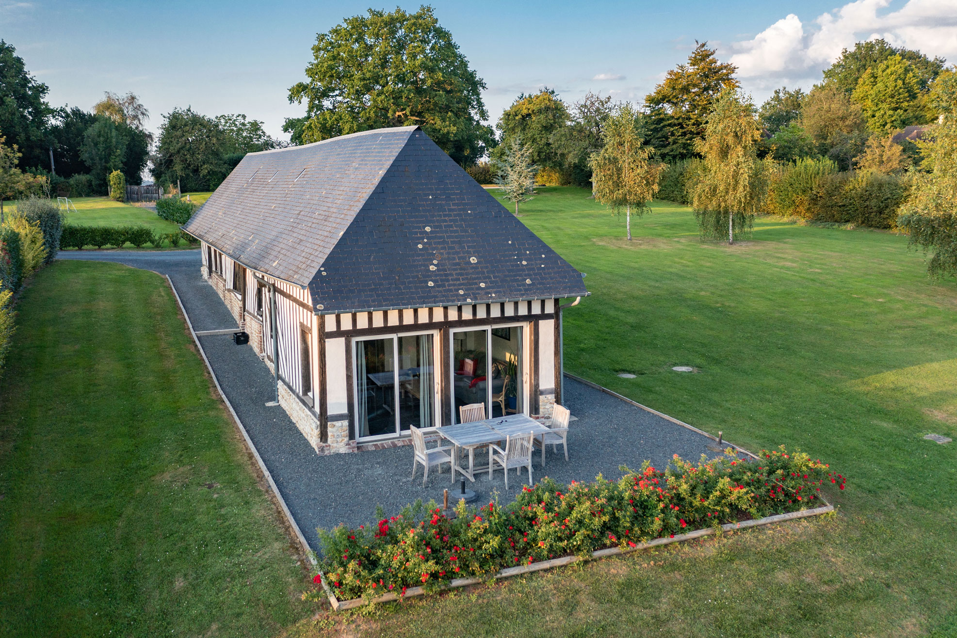 Photo La Grange vue drone, Calvados, Normandie